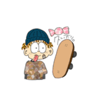 ナツの愉快な人々（個別スタンプ：36）