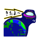 ゆるふわ白猫星人その二（個別スタンプ：1）