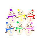 ゆきだるまこけ子ちゃん（個別スタンプ：1）