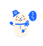 ゆきだるまこけ子ちゃん（個別スタンプ：4）