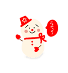 ゆきだるまこけ子ちゃん（個別スタンプ：5）
