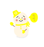 ゆきだるまこけ子ちゃん（個別スタンプ：6）