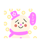 ゆきだるまこけ子ちゃん（個別スタンプ：9）