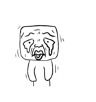 顔四角い人（個別スタンプ：9）