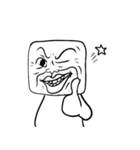 顔四角い人（個別スタンプ：23）