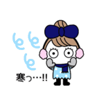 りぼんOLの冬休み（個別スタンプ：14）