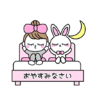 りぼんOLの冬休み（個別スタンプ：16）