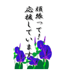 花と美文字のBIGスタンプ（個別スタンプ：17）