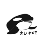 煽りシャチくん2（個別スタンプ：3）