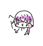 三つ編みおにゃの子さん（個別スタンプ：7）