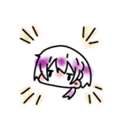 三つ編みおにゃの子さん（個別スタンプ：8）