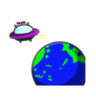 ゆるふわ白猫星人その二 セリフ無し（個別スタンプ：2）