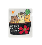 ベジCAT  冬の野菜たち（個別スタンプ：1）