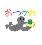 あざらし描いたよ（個別スタンプ：6）