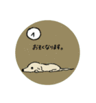 クリーム色の犬 その2（個別スタンプ：9）