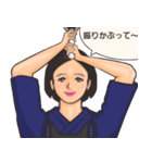 剣道みーたん⭐振りかぶるの巻⭐言葉つき⭐➰⭐⭐（個別スタンプ：3）