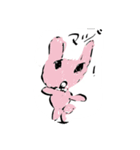 うさぎとおはなスタンプ（個別スタンプ：4）