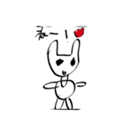 うさぎとおはなスタンプ（個別スタンプ：6）