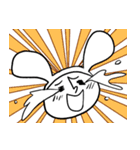 使えるかわからないうさぎ人間スタンプ（個別スタンプ：24）