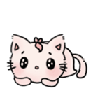 ピンクの子猫Meoww（個別スタンプ：9）