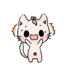 ピンクの子猫Meoww（個別スタンプ：10）