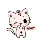 ピンクの子猫Meoww（個別スタンプ：38）