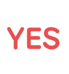 YES、スタンプ（個別スタンプ：13）