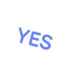 YES、スタンプ（個別スタンプ：14）