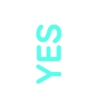 YES、スタンプ（個別スタンプ：15）