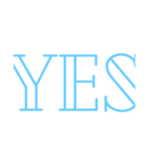 YES、スタンプ（個別スタンプ：19）