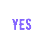 YES、スタンプ（個別スタンプ：33）