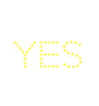 YES、スタンプ（個別スタンプ：35）