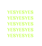 YES、スタンプ（個別スタンプ：38）