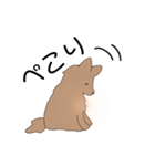 ポメキーてつろう イラストver.（個別スタンプ：3）