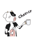 Cow human（個別スタンプ：13）