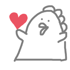 [LINEスタンプ] 恐竜ジーコ