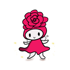 [LINEスタンプ] ねこと花の妖精