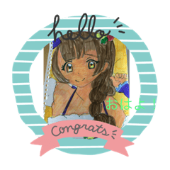 [LINEスタンプ] イラストスタンプよ