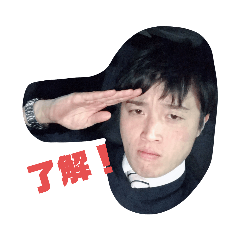 [LINEスタンプ] ヤスナリ君