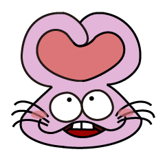 [LINEスタンプ] ぎょろ目うさぎのスタンプ