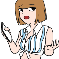 [LINEスタンプ] 女子大生4人のスタンプ