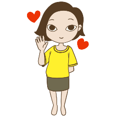 [LINEスタンプ] 黄色の日