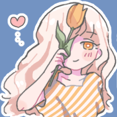 [LINEスタンプ] ほのぼの 女の子の日常スタンプ