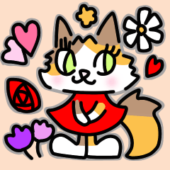 [LINEスタンプ] みけねこあんみつちゃん2