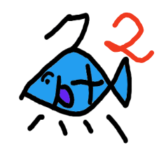 [LINEスタンプ] 魚ちゃんの日常仕事編