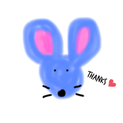 [LINEスタンプ] ねずみさんおさるさん