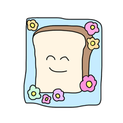 [LINEスタンプ] 食パンだよ