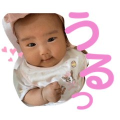 [LINEスタンプ] 菜央ちゃんの日常