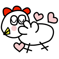 [LINEスタンプ] にわとりちゃん  by Lisa