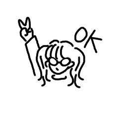 [LINEスタンプ] ＃SIMPLE GIRLS